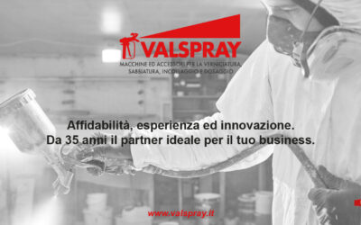 Tecnologie per verniciatura e sabbiatura con Valspray al Fel 2026