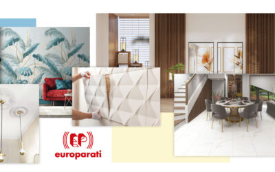 Carte da parati, parquet e rivestimenti d’interni con Europarati